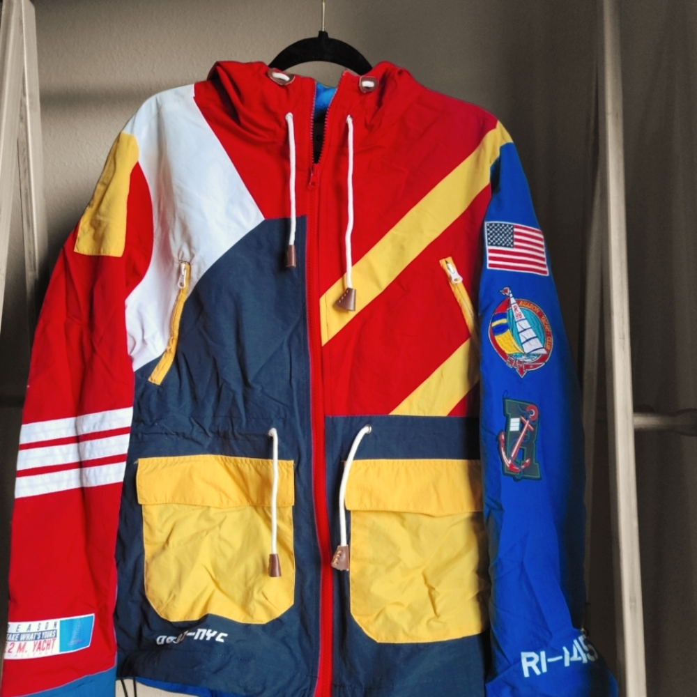 Vintage yacht utility jacket